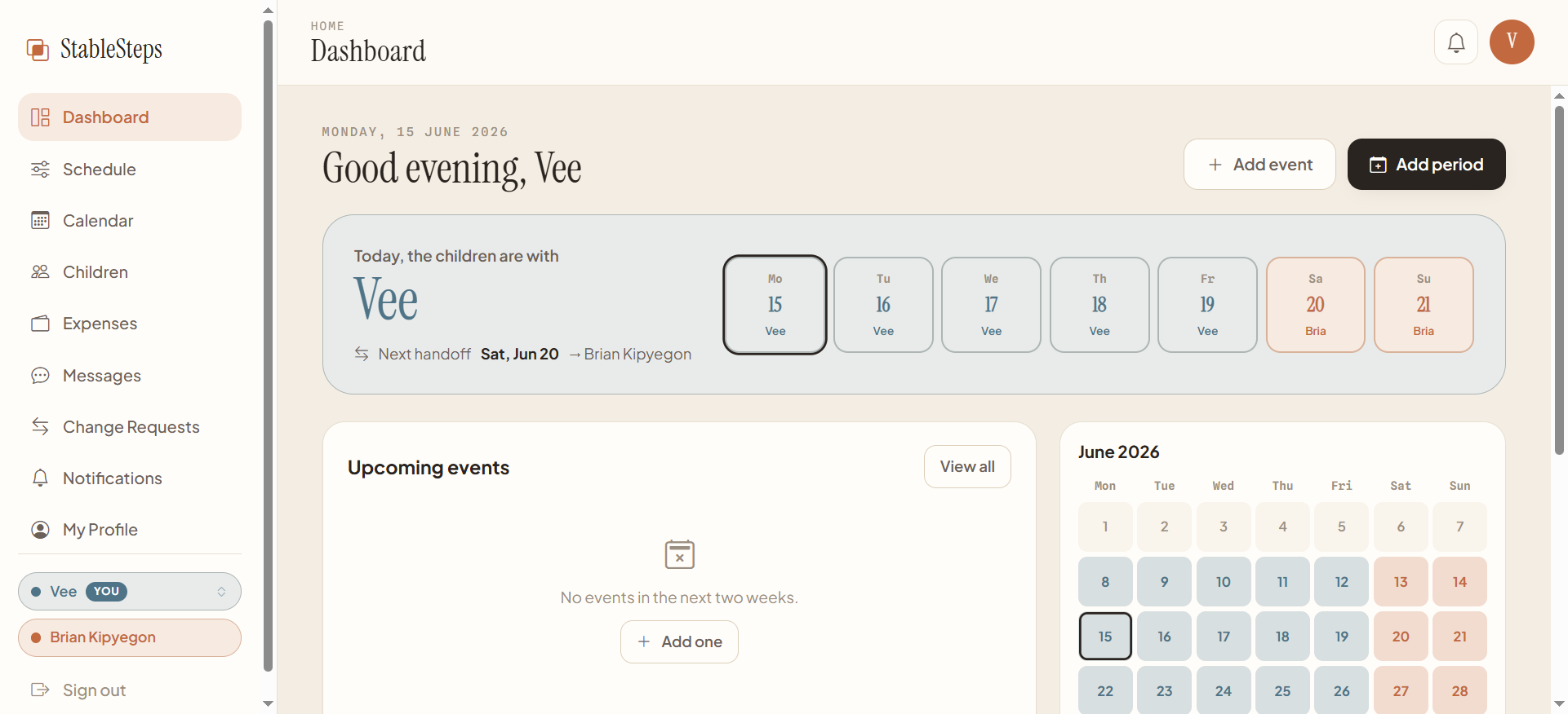 StableSteps — messaging with Tone Meter